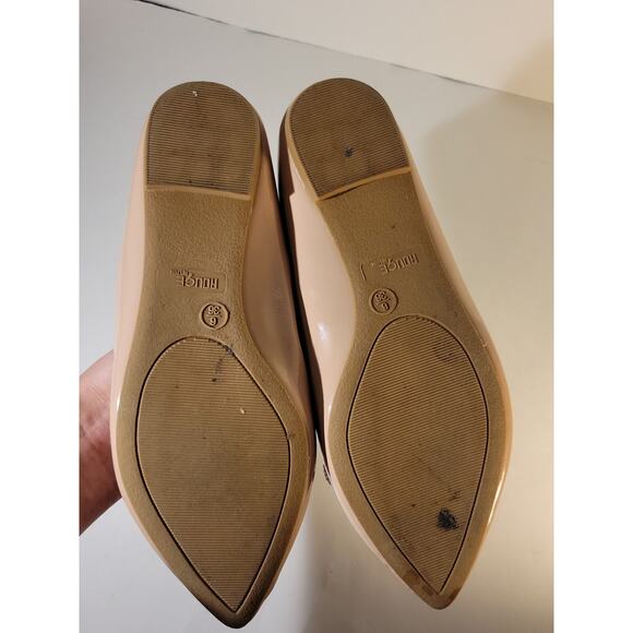 Rouge Helium Womens Crystal Studded Pink Leather Flats Size 9 - Picture 11 of 12